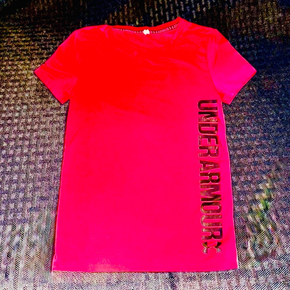 Under Armour Kids Bold Red Tee